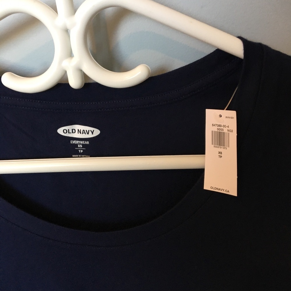 Navy Blue Cotton Tee